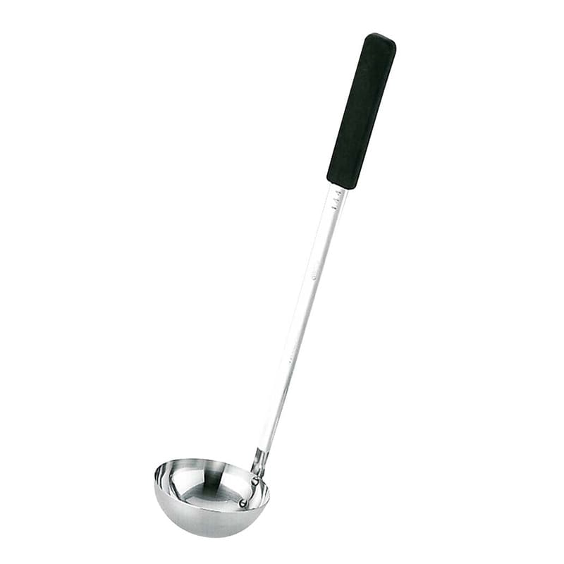 18-8 シリコン 長柄 スープレードル 180cc 1個(ご注文単位1個)【直送品】