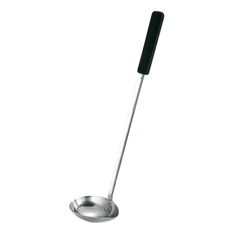 18-8 シリコン 長柄 横口レードル 90cc 1個(ご注文単位1個)【直送品】