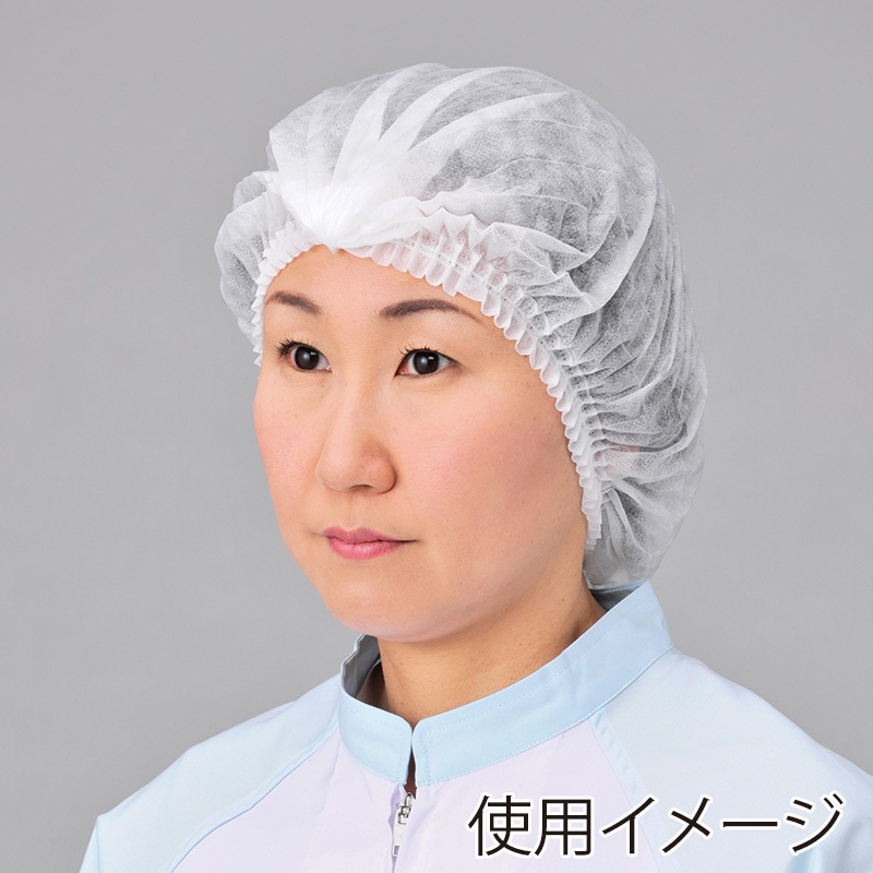 エブノ フラワーキャップ　ライト 袋入　フリー 702　ホワイト 50枚/袋（ご注文単位20袋）【直送品】