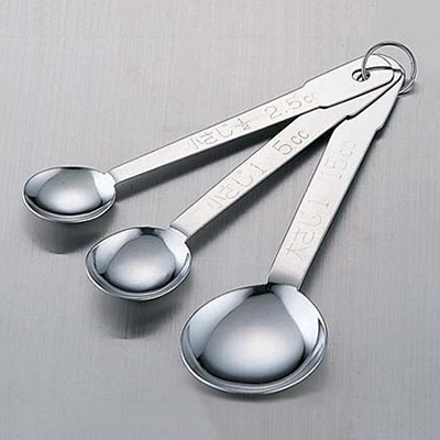 佐藤金属興業 SALUS メジャースプーン丸型 3本組 18-8 1本(ご注文単位1本)【直送品】