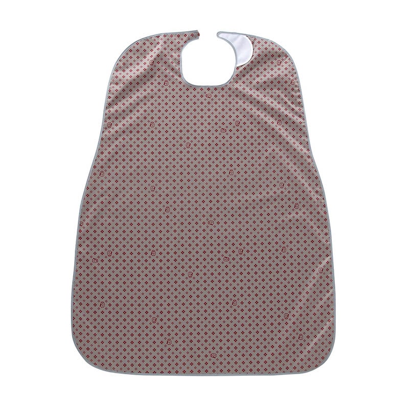 食事前掛 耐久はっ水 1070 78×100cm ふくろう・グレー 1個(ご注文単位1個)【直送品】