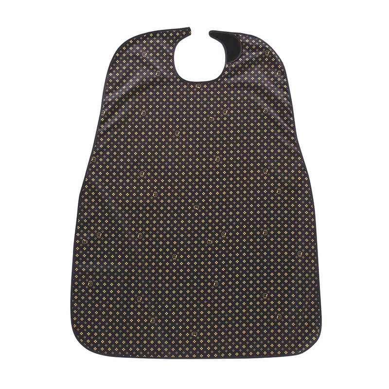 食事前掛 耐久はっ水 1070 78×100cm ふくろう・ネイビー 1個(ご注文単位1個)【直送品】