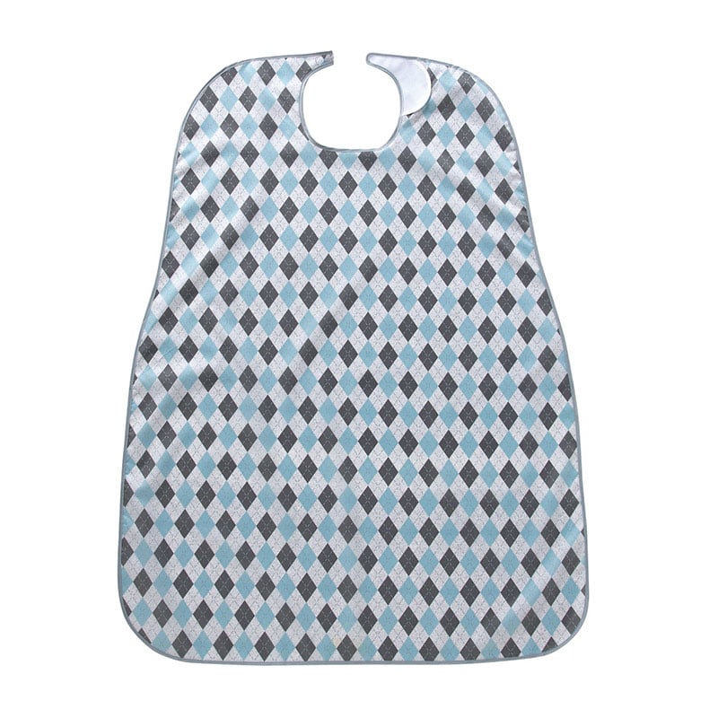 食事前掛 耐久はっ水 1070 78×100cm アーガイル・サックス 1個(ご注文単位1個)【直送品】