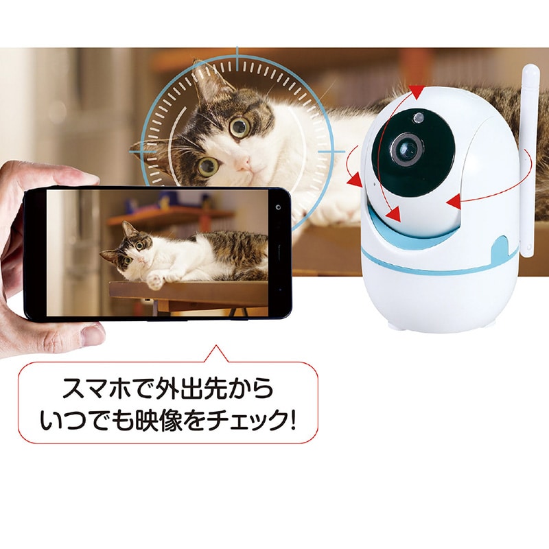 (株) アーテック 防犯見守りカメラ 1個(ご注文単位50個)【直送品】