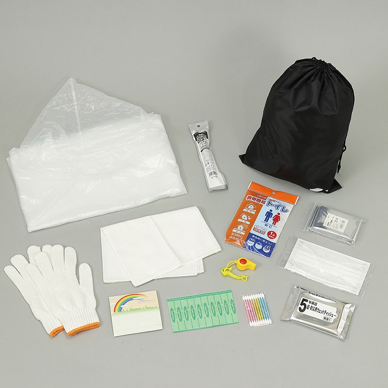 (株) アーテック 緊急避難セット 12点  1セット（ご注文単位20セット）【直送品】