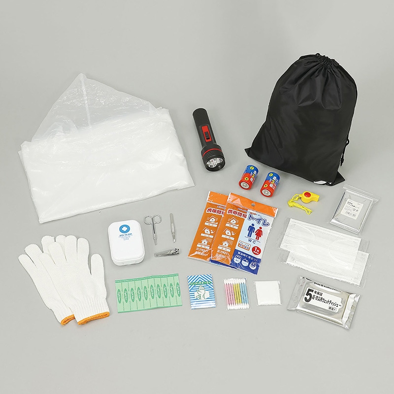 (株) アーテック 緊急避難セット 20点  1セット（ご注文単位20セット）【直送品】