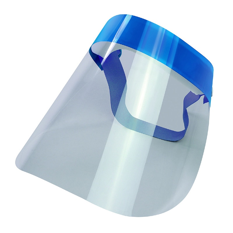 (株) アーテック カラーフェイスシールド 小 青 1個（ご注文単位200個）【直送品】