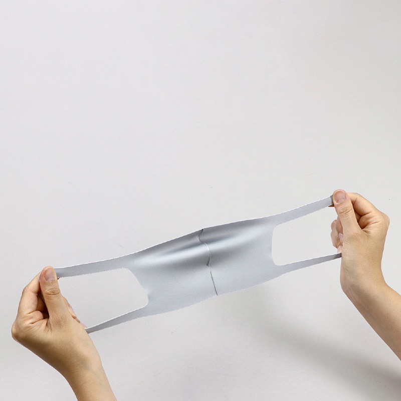 (株) アーテック ひんやり冷感マスク 大人用　3枚入 ライトグレー 1組（ご注文単位640組）【直送品】