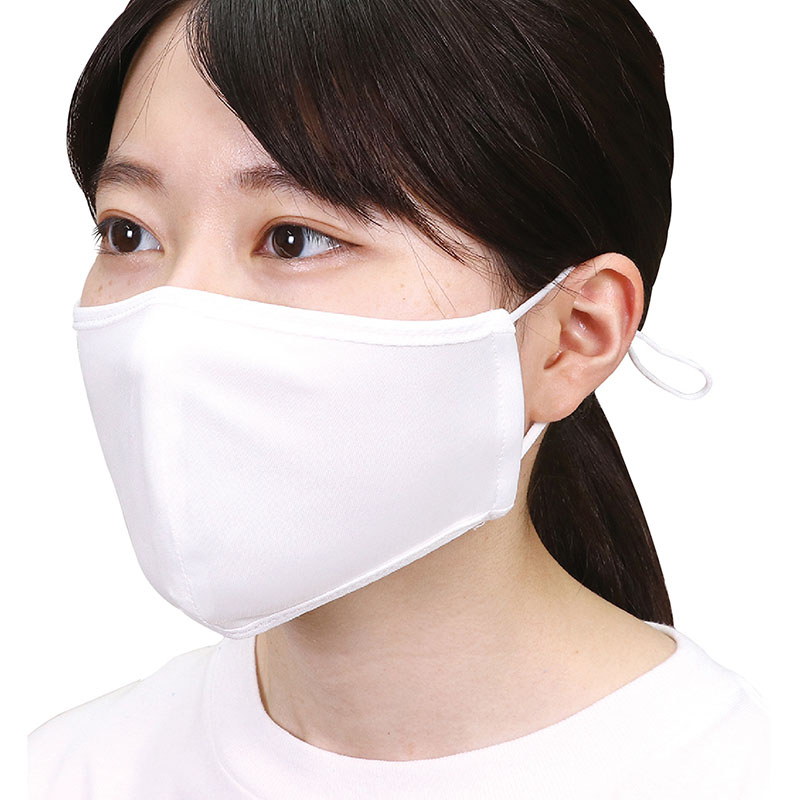 (株) アーテック ひんやりUVカットマスク ホワイト 3枚入 1組(ご注文単位120組)【直送品】