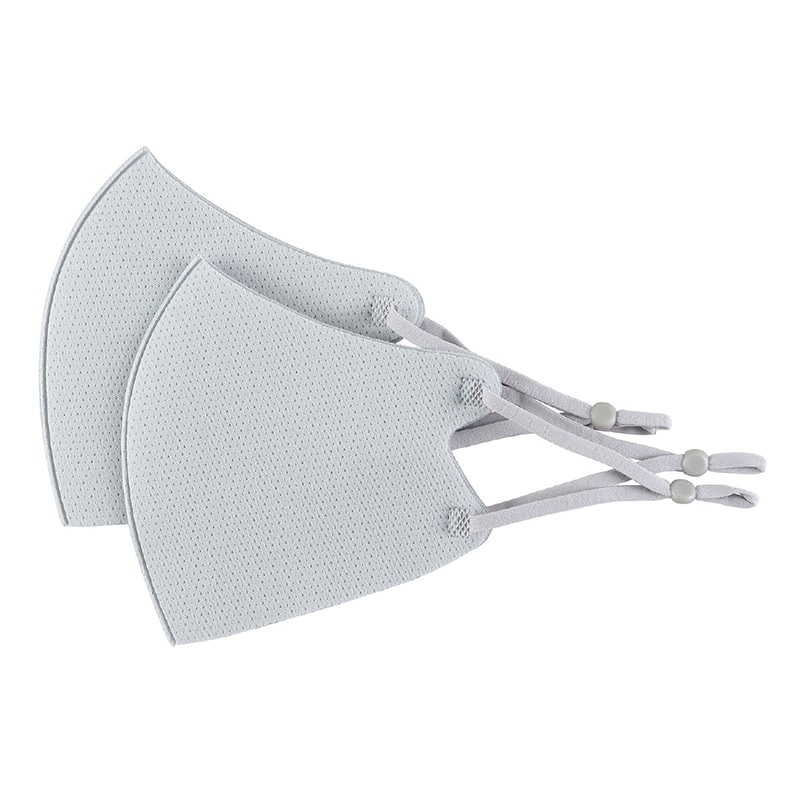 (株) アーテック エアマスク 大人用フリーサイズ ライトグレー 2枚入 1組(ご注文単位320組)【直送品】