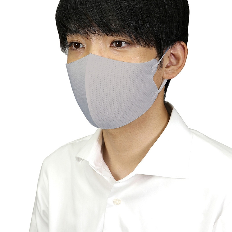 (株) アーテック エアマスク 大人用フリーサイズ ライトグレー 2枚入 1組(ご注文単位320組)【直送品】