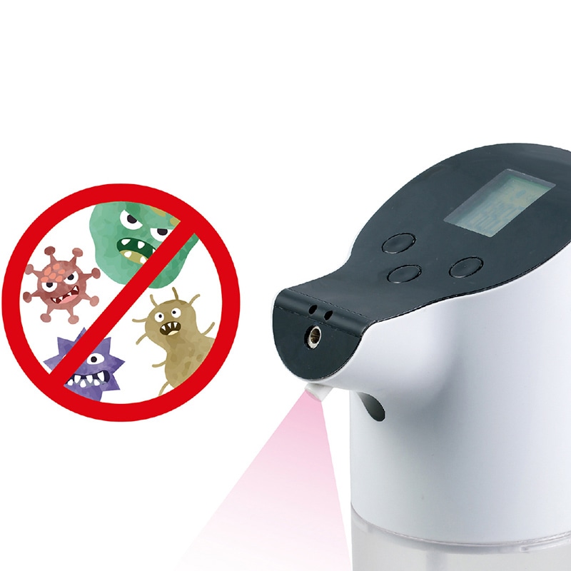 (株) アーテック 非接触検温計&オートディスペンサー アルコール消毒 1個(ご注文単位36個)【直送品】