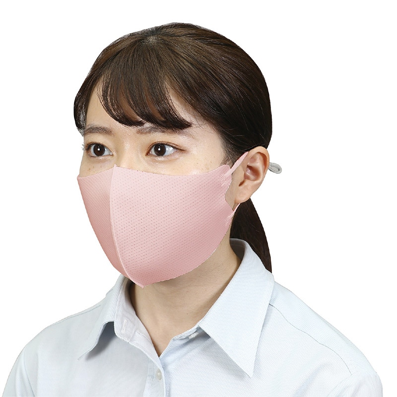 (株) アーテック エアマスク 大人用フリーサイズ ナチュラルピンク 2枚入 1組(ご注文単位320組)【直送品】