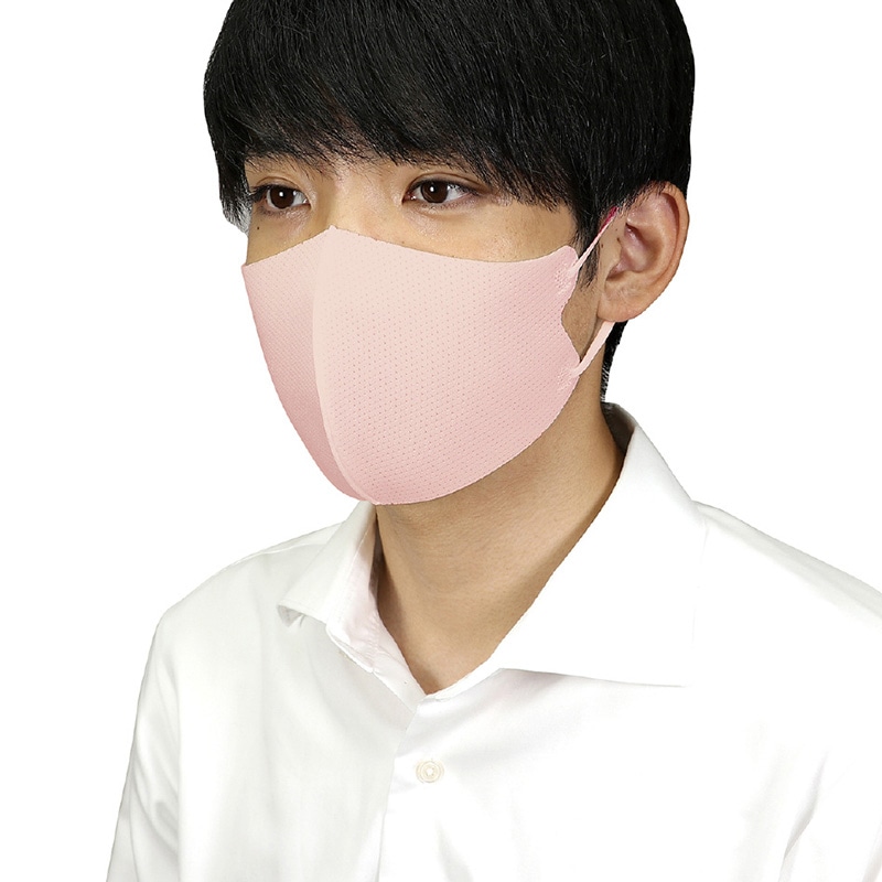 (株) アーテック エアマスク 大人用フリーサイズ ナチュラルピンク 2枚入 1組(ご注文単位320組)【直送品】