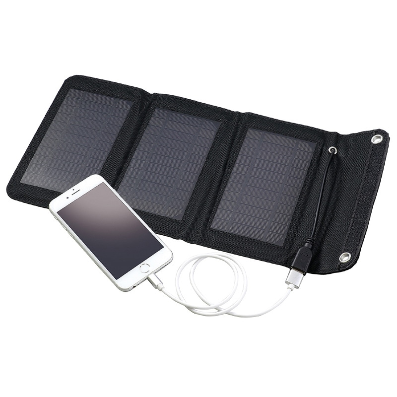 (株) アーテック 折りたたみ式ポータブルソーラー充電器 5W  1個（ご注文単位60個）【直送品】