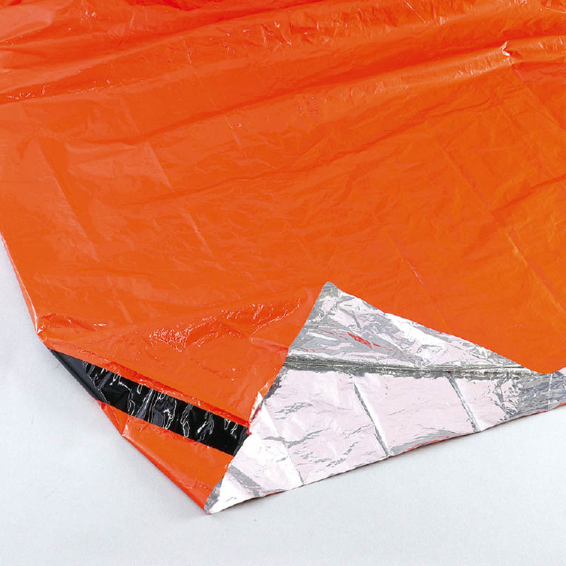 (株) アーテック 静音防寒寝袋 オレンジ 1個(ご注文単位100個)【直送品】