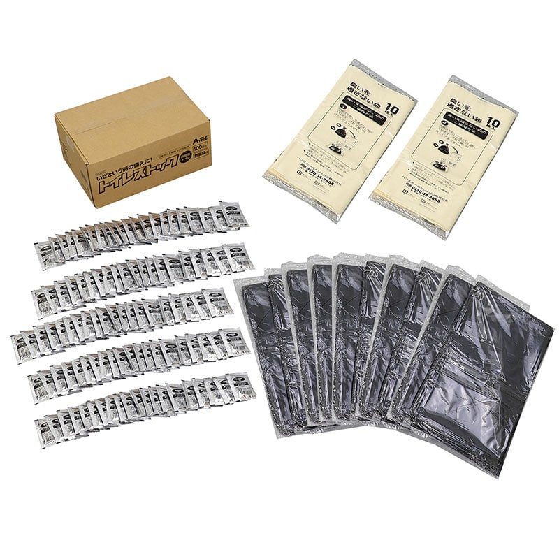 (株) アーテック トイレストック 消臭袋付 100回分 1組(ご注文単位1組)【直送品】