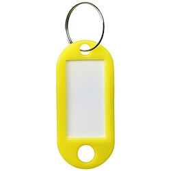 (株) アーテック キーホルダー名札　片面表示タイプ 5色30個入  1セット（ご注文単位100セット）【直送品】