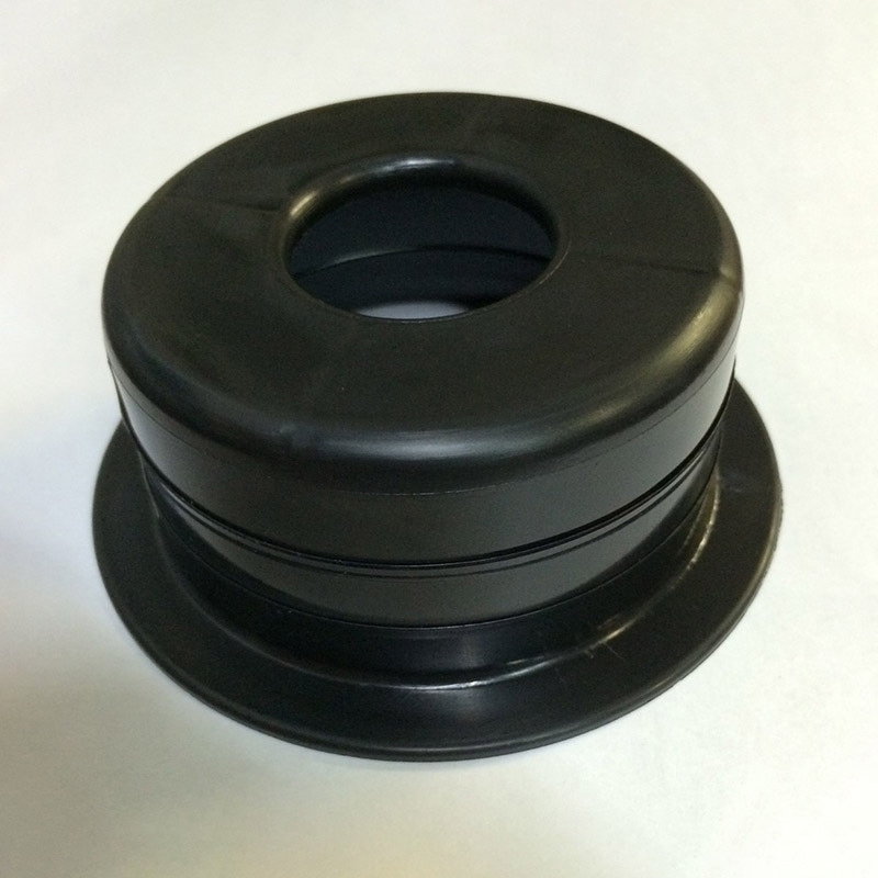 株式会社キラックス ストレッチフィルム用紙管キャップ 黒 1個(ご注文単位100個)【直送品】