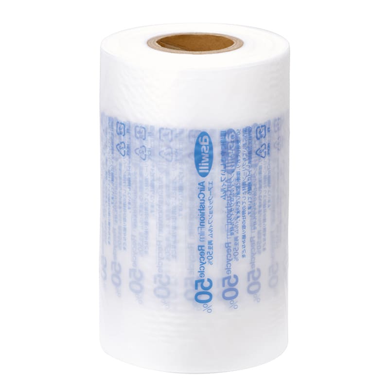 アスカ エアークッションフィルム ピロー型 再生50％ 100×200mm RAC100H 1個（ご注文単位1個）【直送品】