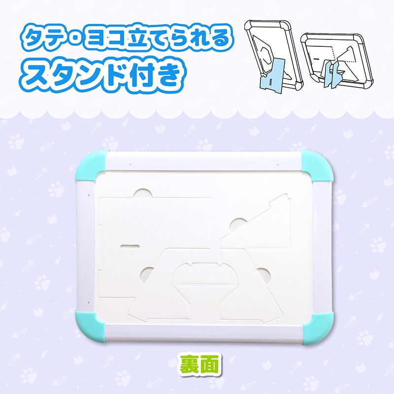 アスカ ホワイトボード ミニサイズ ブルー WB079B 1枚(ご注文単位1枚)【直送品】