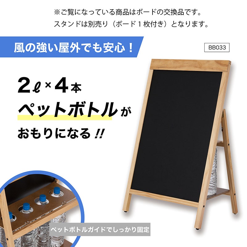 アスカ 転倒防止リバーシブルボード スペアボード Mサイズ BB035 1枚(ご注文単位1枚)【直送品】