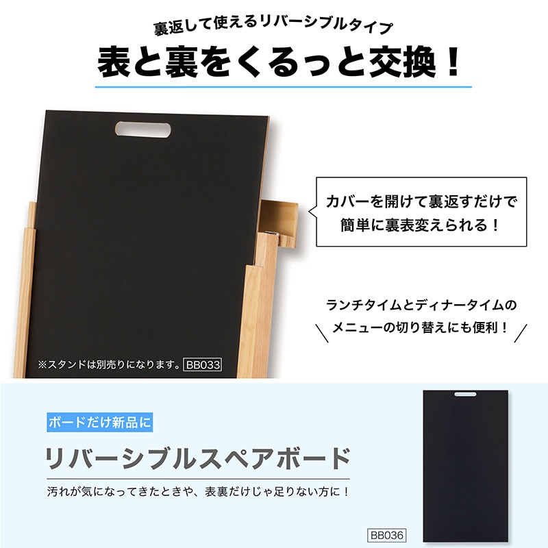 アスカ 転倒防止リバーシブルボード スペアボード Lサイズ BB036 1枚(ご注文単位1枚)【直送品】