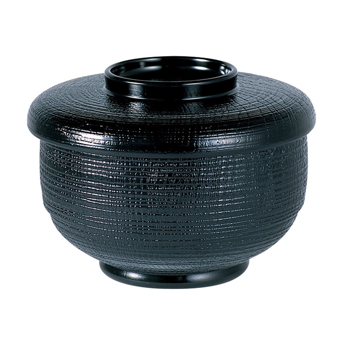 福井クラフト 飯器 助六飯器 蓋親セット 黒 内黒 39020460 1個(ご注文単位1個)【直送品】