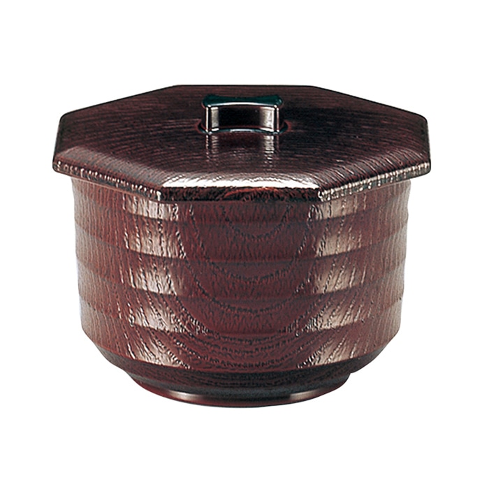 福井クラフト 飯器 元禄木目飯器 蓋親セット 溜 内朱 33101330 1個(ご注文単位1個)【直送品】