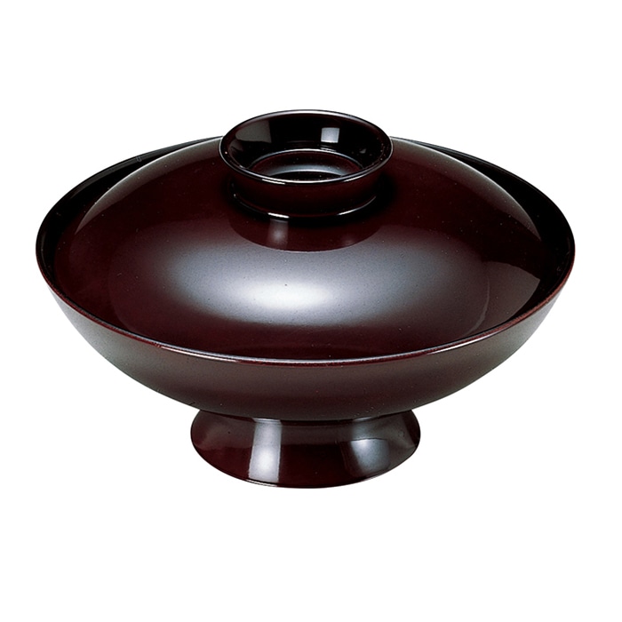 福井クラフト 雑煮椀 5.5寸 小槌椀 蓋親セット 溜 内黒 33601410 1個(ご注文単位1個)【直送品】