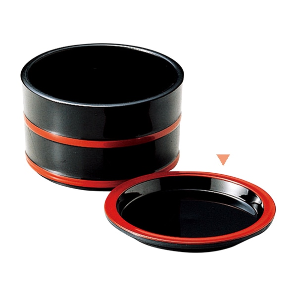 福井クラフト 3.3寸 薬味皿 黒天朱 48030120 1個(ご注文単位1個)【直送品】