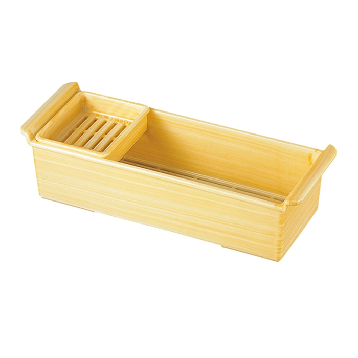 福井クラフト やすらぎシャンプー台 目皿付 白木塗 81014030 1個(ご注文単位1個)【直送品】