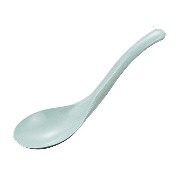 福井クラフト アクリル樹脂　ラーメンレンゲ 青磁OM 48131060 1個（ご注文単位1個）【直送品】