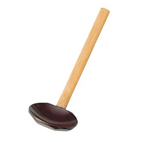 福井クラフト 木製田舎しゃもじ　小 溜 48130770 1個（ご注文単位1個）【直送品】