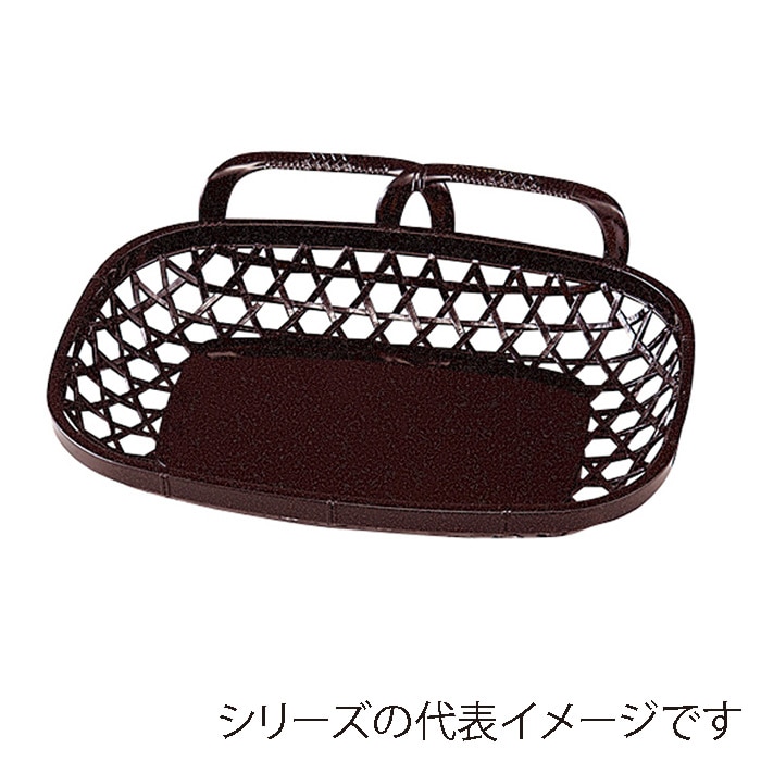 福井クラフト 竹盛篭　6寸寿長篭 溜パール 51214190 1個（ご注文単位1個）【直送品】