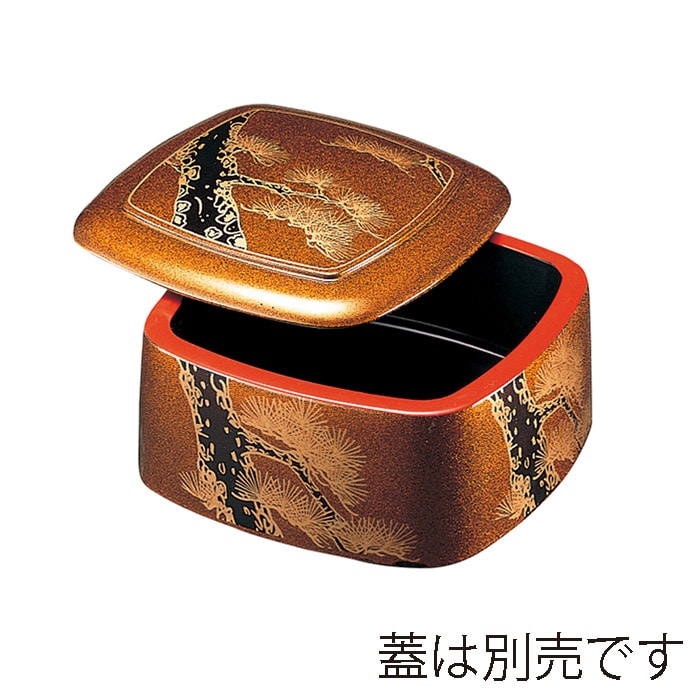 福井クラフト ちらし三味胴桶　親 梨地老松 74010172 1個（ご注文単位1個）【直送品】