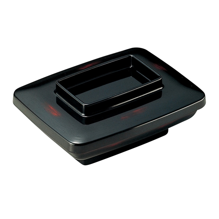 福井クラフト 和うなぎ平 蓋親セット 曙内朱 41210120 1個(ご注文単位1個)【直送品】