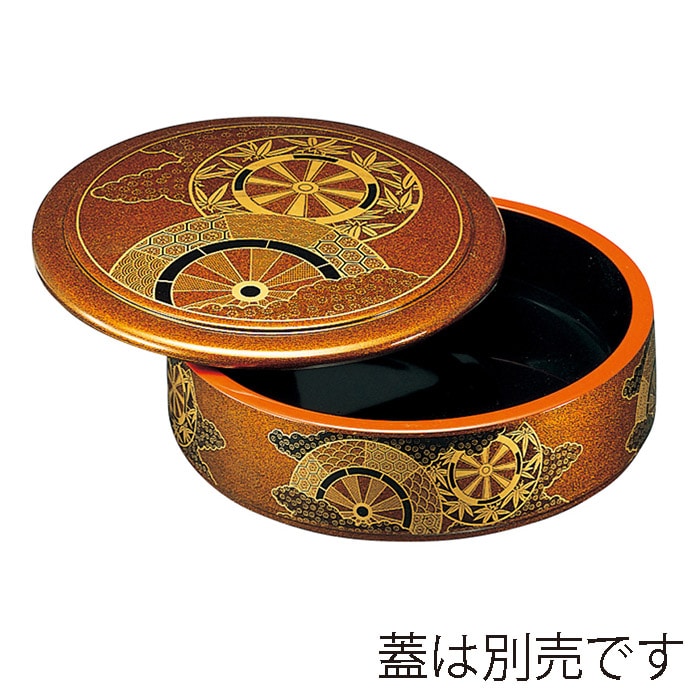 福井クラフト 寿司桶 7.5寸丸特上桶 親 梨地御所車 67020040 1個(ご注文単位1個)【直送品】