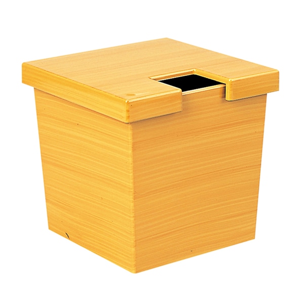 福井クラフト 120角ガリ入れ トング別 白木塗 86012250 1個(ご注文単位1個)【直送品】