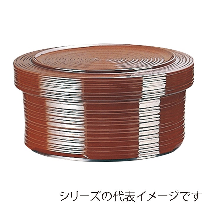 福井クラフト ロクロ目飯器 3人用 蓋親セット 杓子付 溜 内黒 39171320 1個(ご注文単位1個)【直送品】