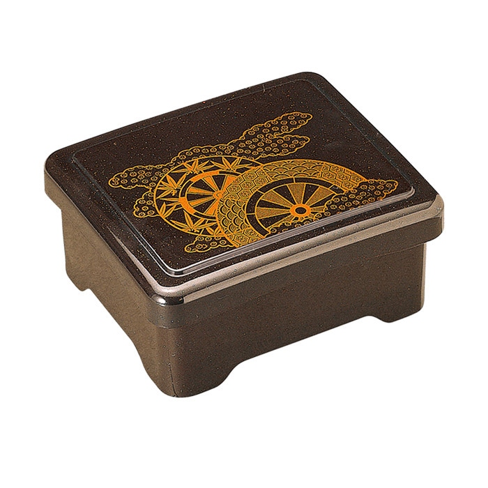 福井クラフト 耐熱天竜丼重 蓋親セット 梨地御所車内朱 42012020 1個(ご注文単位1個)【直送品】