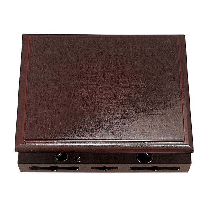 福井クラフト 8.5寸つぼつぼ松花堂　蓋親 溜内黒 21011000 1個（ご注文単位1個）【直送品】