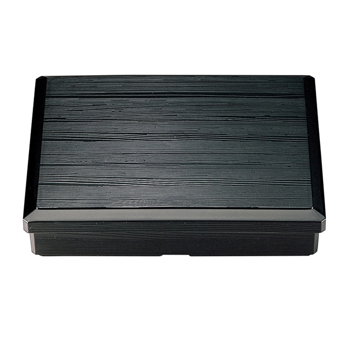 福井クラフト 尺1寸焼杉松花堂　蓋親 黒内黒 21181410 1個（ご注文単位1個）【直送品】