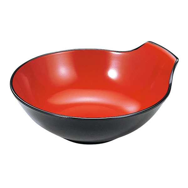 福井クラフト 杓型天つゆ鉢 朱 55002231 1個(ご注文単位1個)【直送品】