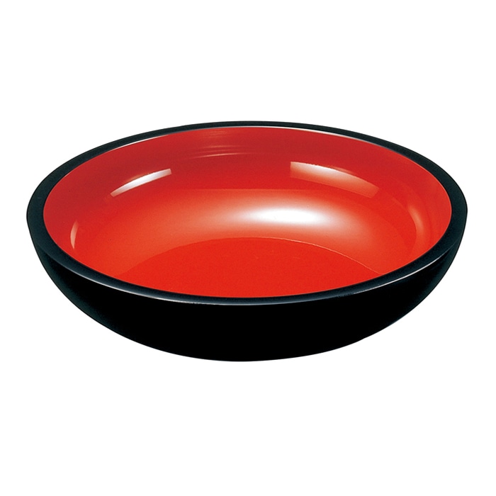 福井クラフト 厚口新こね鉢　尺6 内朱天黒 51407170 1個（ご注文単位1個）【直送品】