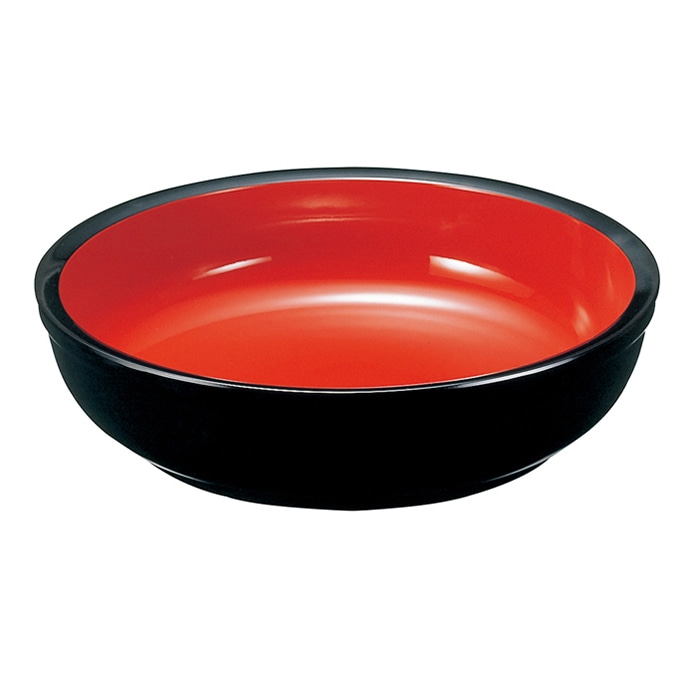 福井クラフト こね鉢　厚口尺8 黒内朱天黒底黒塗 51407380 1個（ご注文単位1個）【直送品】