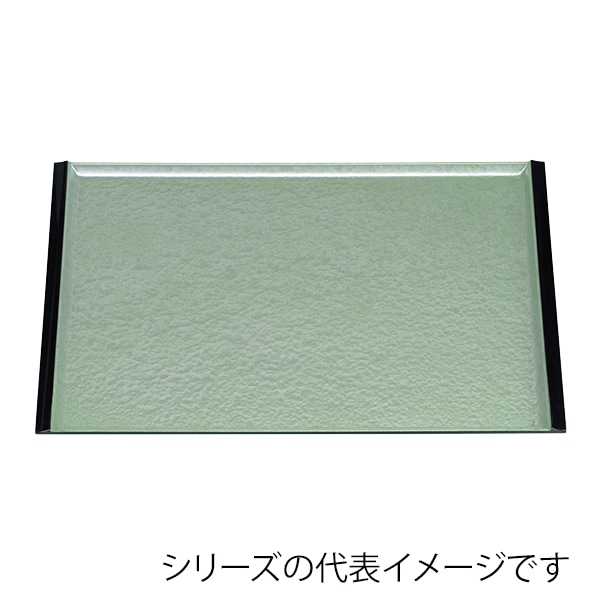 福井クラフト 長角トレー　尺2　マウンテントレー グリーン雲SL 50307310 1枚（ご注文単位1枚）【直送品】