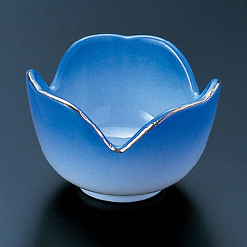 福井クラフト 陶器珍味 割山椒 コバルト 89670690 1個(ご注文単位1個)【直送品】