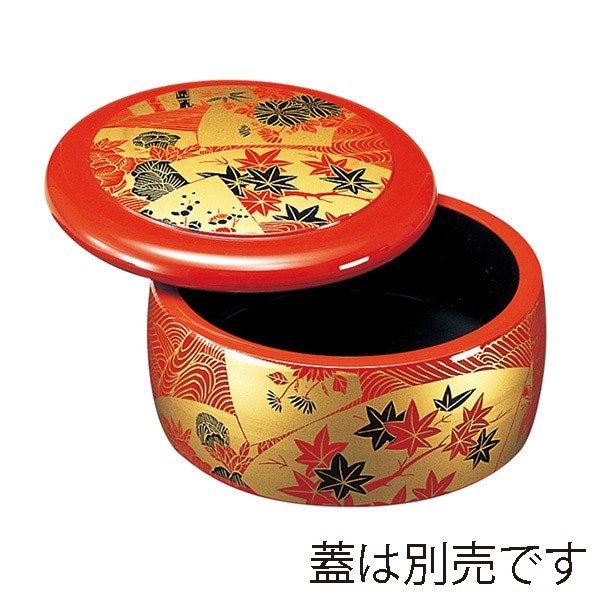福井クラフト DXちらし太鼓桶　親 朱扇面 72020042 1個（ご注文単位1個）【直送品】