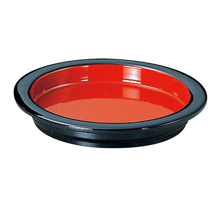 福井クラフト 渕太薬味皿 朱天黒 45133220 1個（ご注文単位1個）【直送品】